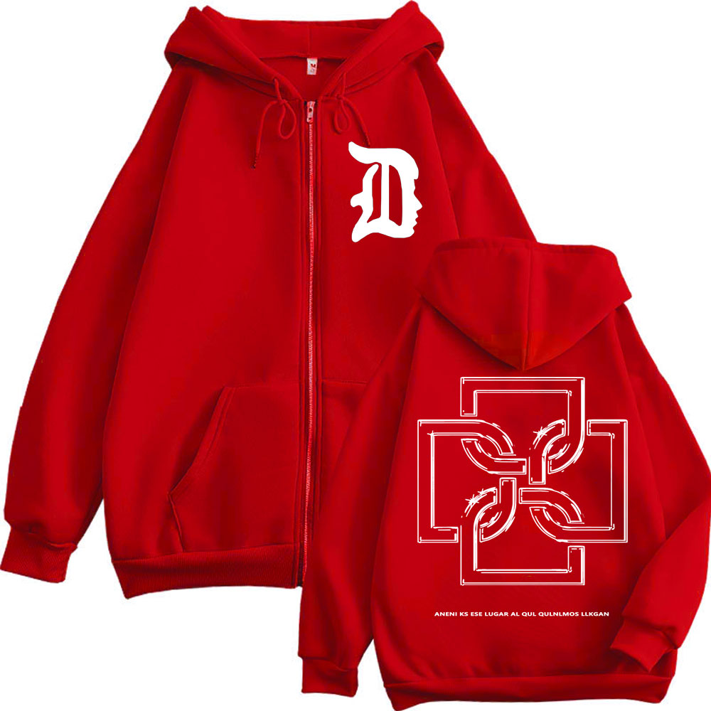 Customization Rapper Duki Logo - огляд і ціна Vintage Zip Hoodie
