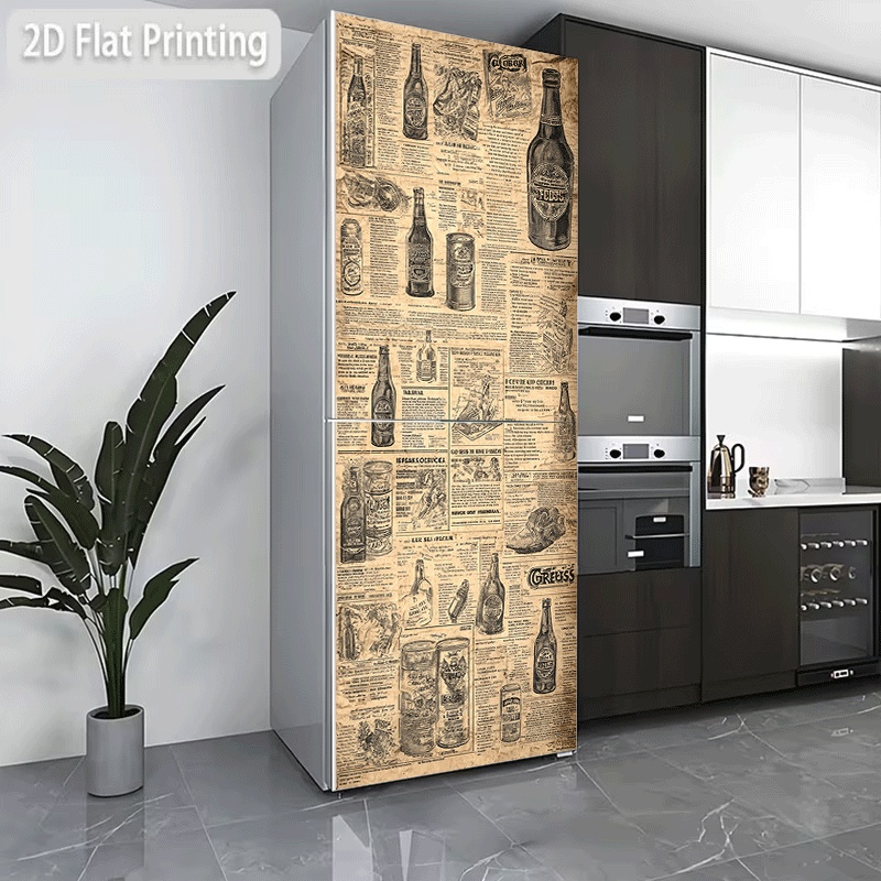 Refrigerator Sticker, Refriger - огляд і ціна Collectible Vintage Newspapers