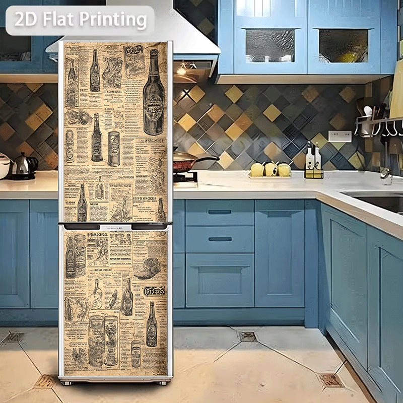 Refrigerator Sticker, Refriger - огляд і ціна Collectible Vintage Newspapers