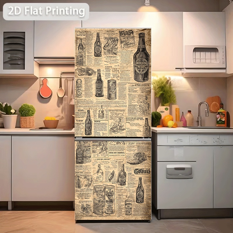 Refrigerator Sticker, Refriger - огляд і ціна Collectible Vintage Newspapers