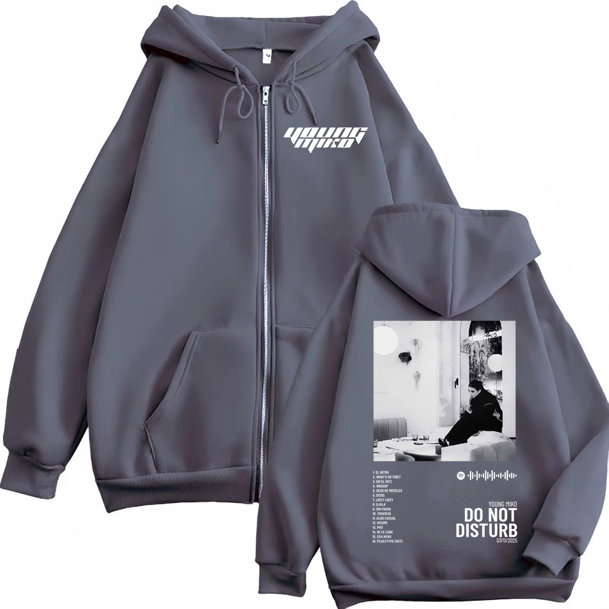 Custom Custom Young Miko Do No - огляд і ціна Vintage Zip Hoodie