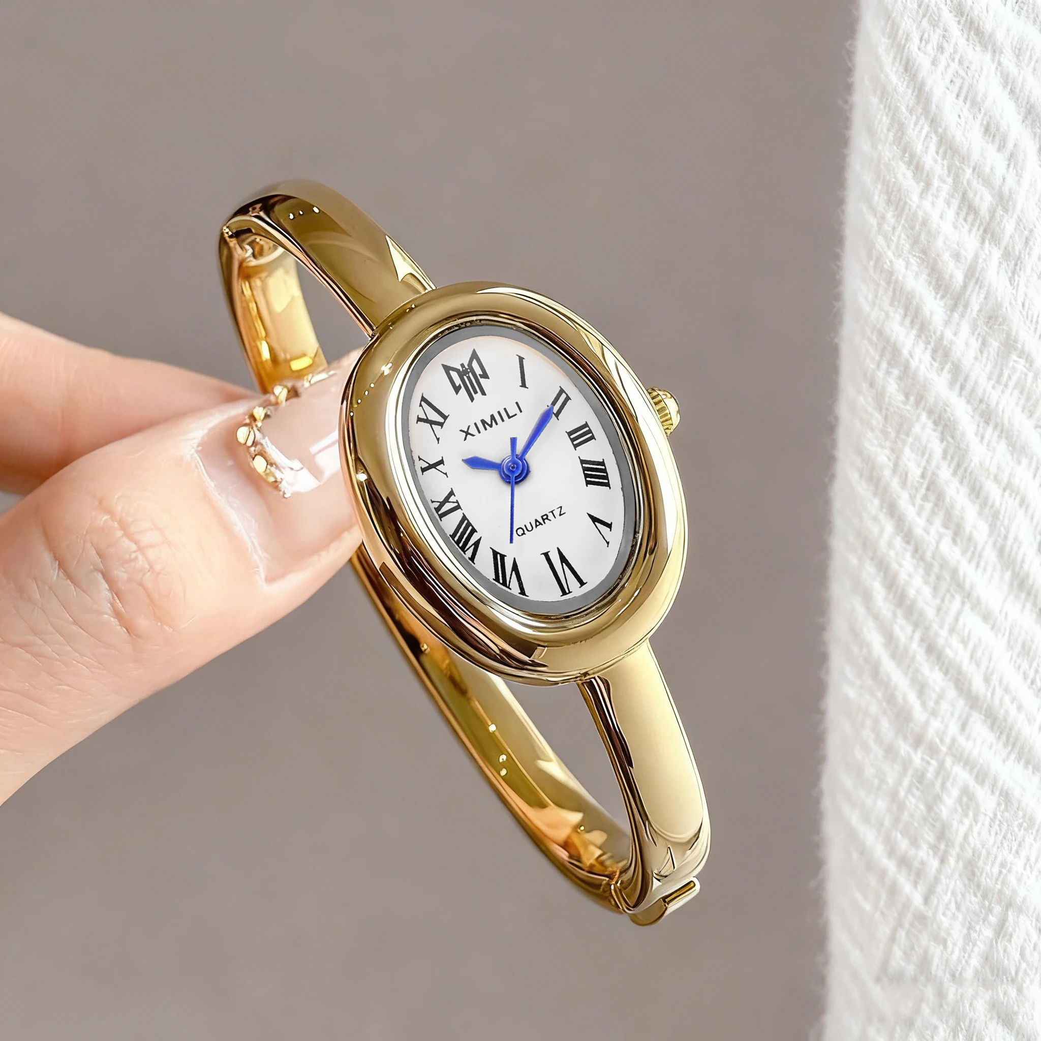 2026XIMILI Vintage Oval Bangle - огляд і ціна Vintage Watch Crystal