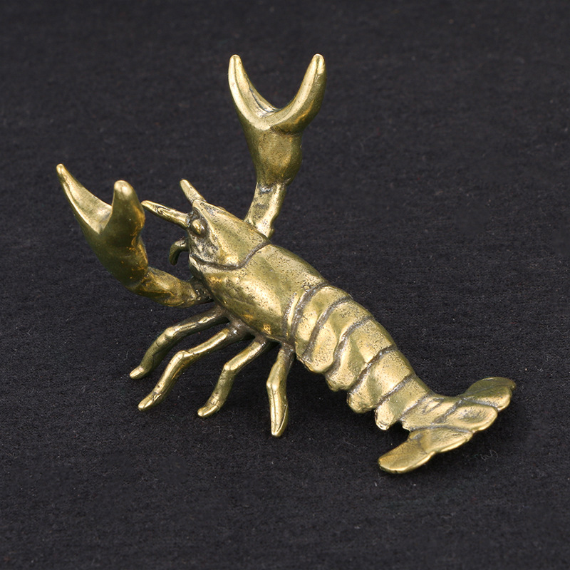 Hot ! Solid Brass Crayfish Orn - огляд і ціна Vintage Collectible Furniture