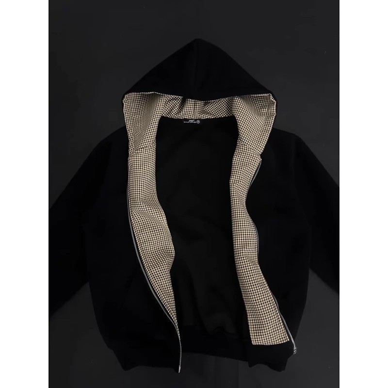 QICHE 2026 Men American Vintag - огляд і ціна Vintage Zip Hoodie