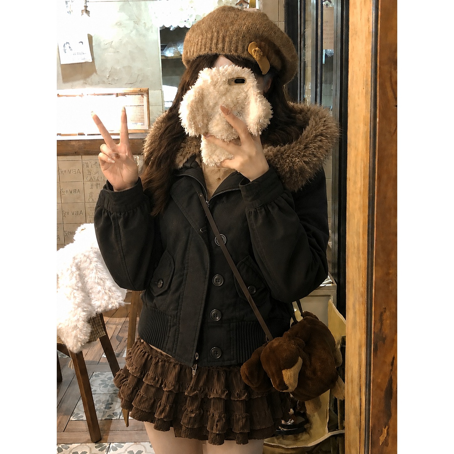 American Vintage Faux Fur Wool - огляд і ціна Vintage Zip Hoodie